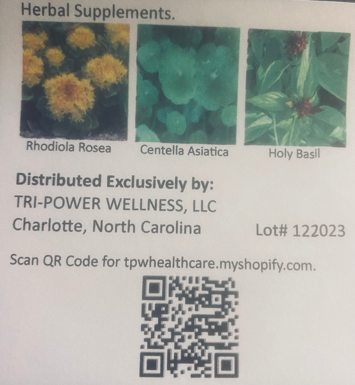 Adaptogen Supplement Blend